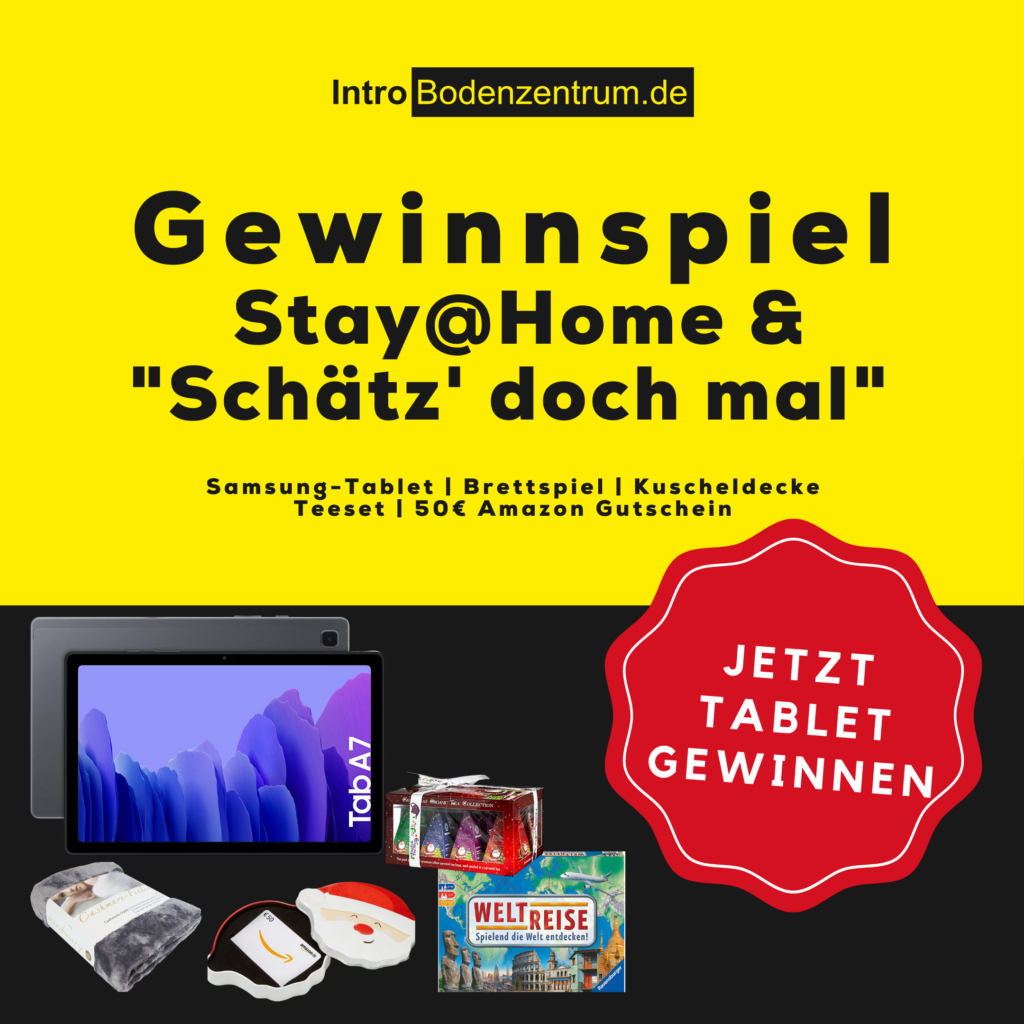 Gewinnspiel Stay at home